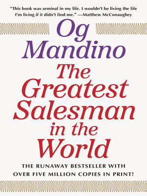 cover image of The Greatest Salesman in the World